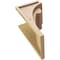 Ekena Millwork 9"W x 9"D x 18"H Wide Viola Rough Cedar Woodgrain TimberThane Corbel, Primed Tan CORUR09X09X18VIORCPR - alternate 5